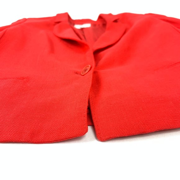 3/$30 Mr. Jax Red Blazer Dress Jacket - Picture 4 of 12